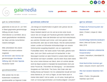 Tablet Screenshot of gaiamedia.org